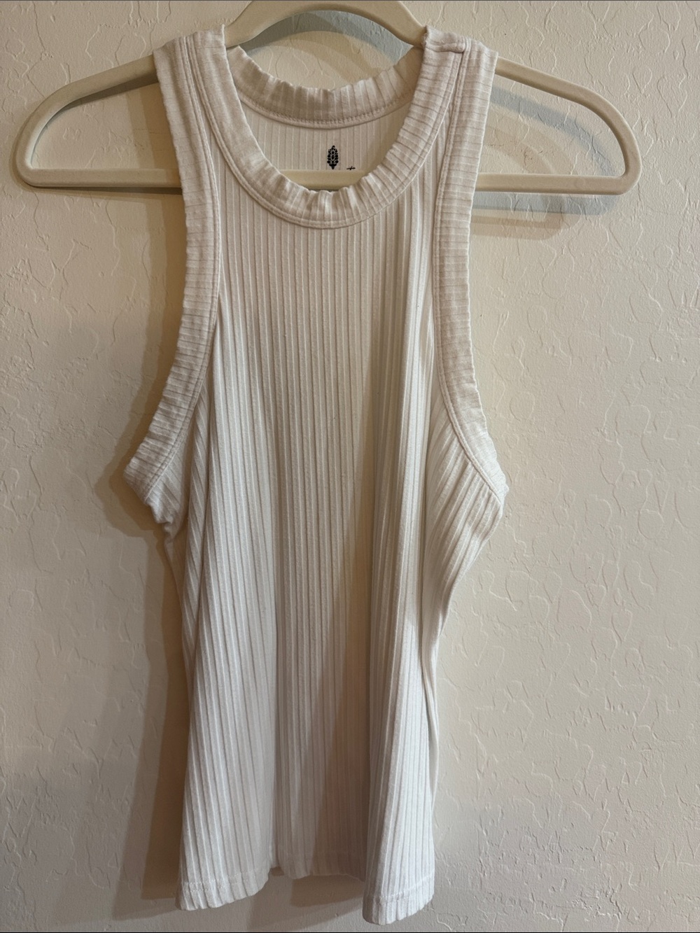 Free People FP Movement Ribbed Sleeveless Tank Top - White
